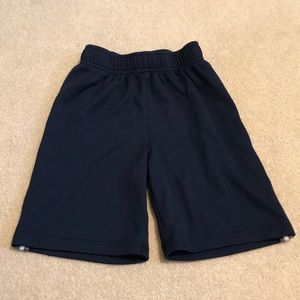 Jumping bean athletic shorts with stripes on sides